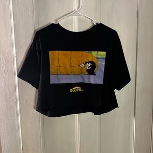 Cropped Eraser head shirt